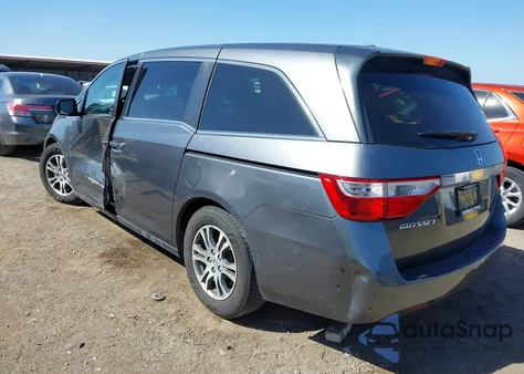 2012 Honda Odyssey Ex-L из США, поврежденный, VIN 5FNRL5H65CB089610